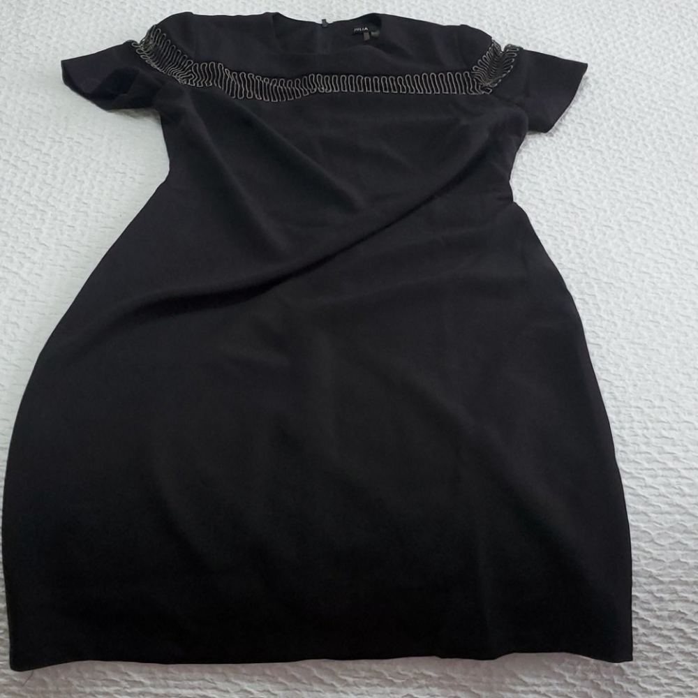 Black Dress with Beaded Top